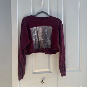 AUTHENTIC Taylor Swift Folklore crop tee